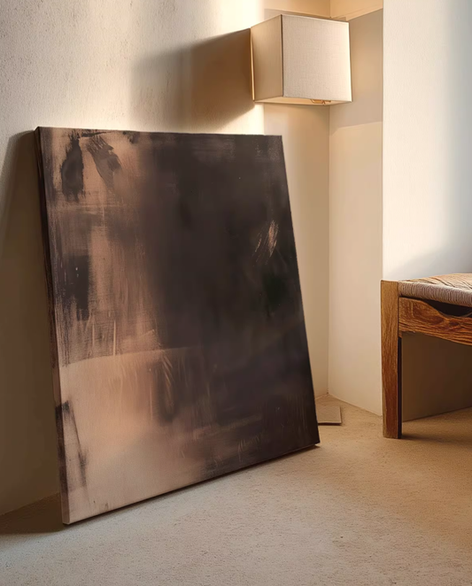 Vintage Minimal Abstract Entry Canvas