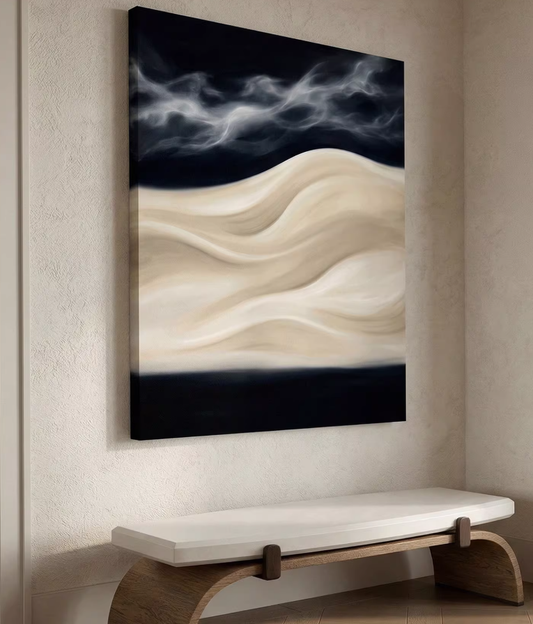 Luxe Texture Modern Canvas Piece