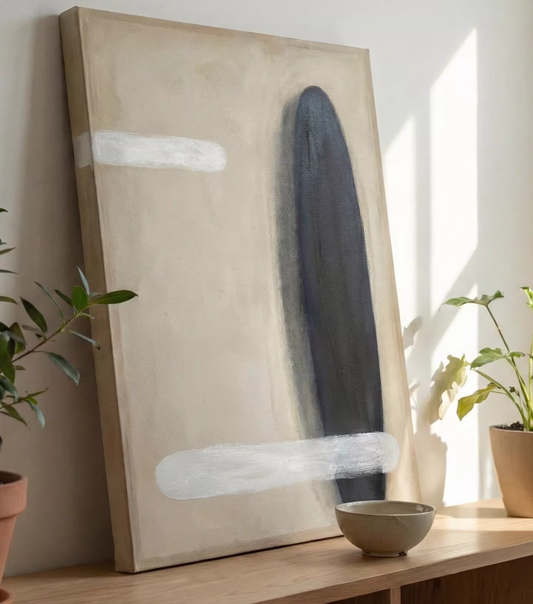 Noir Essence Abstract Wall Decor