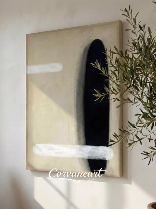 Noir Essence Abstract Wall Decor