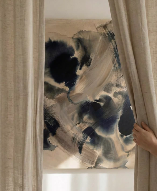 Wabi Silence Abstract Art Piece