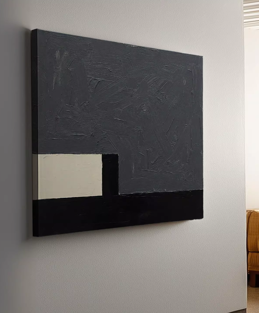 Geometric Depth Textured Art