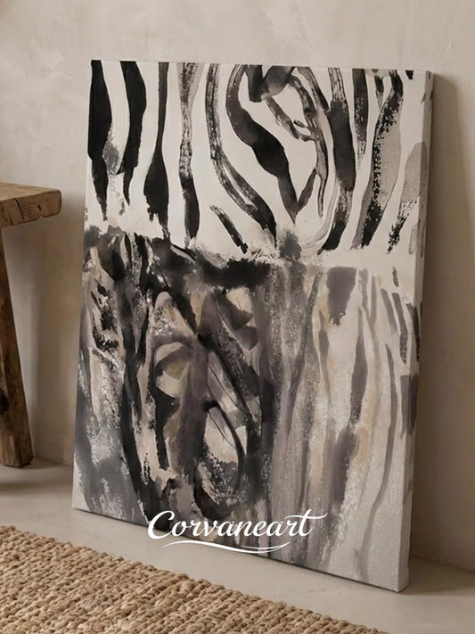 Shadow Balance Monochrome Canvas