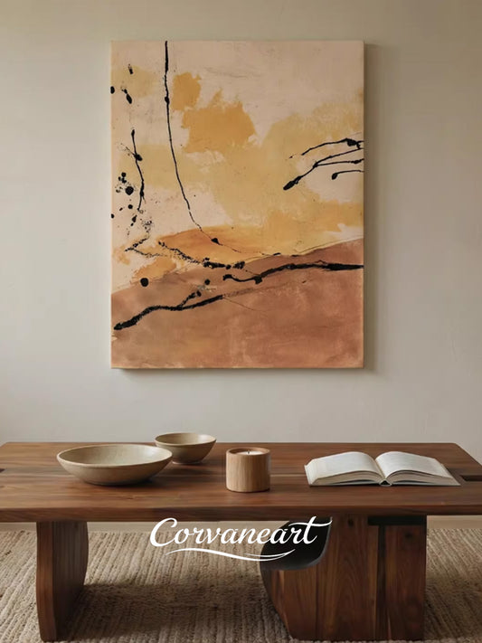 Retro Abstract Entryway Canvas