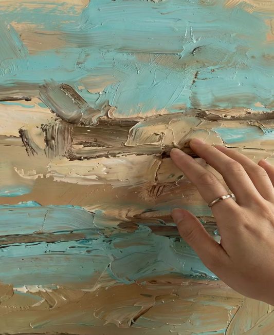 Midnight Texture Bedside Art Panel