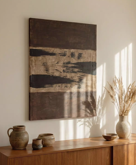 Retro Essence Abstract Entry Art