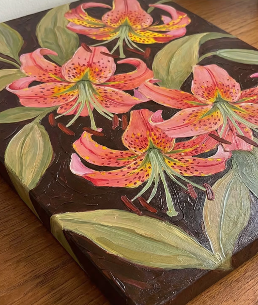 Soft Bloom Modern Entry Canvas